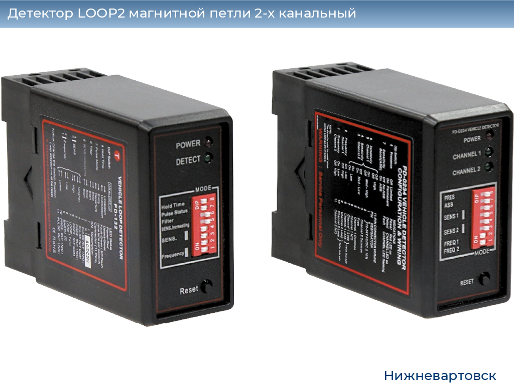 Детектор LOOP2 магнитной петли 2-x канальный, nizhnevartovsk.doorhan.ru
