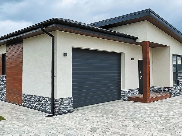 Секционные ворота 2500х2050 мм антрацитовые DoorHan rsd02, nizhnevartovsk.doorhan.ru