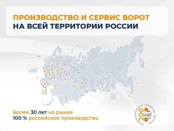 Секционные ворота 2500х2050 мм белые DoorHan rsd02, nizhnevartovsk.doorhan.ru
